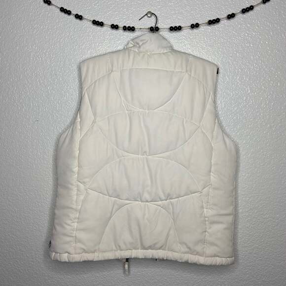 Free Country White Fleece Lined Down Puffer Vest - Picture 6 of 6